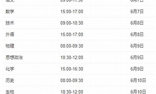 高考时间6月几号,高考6月几号考试