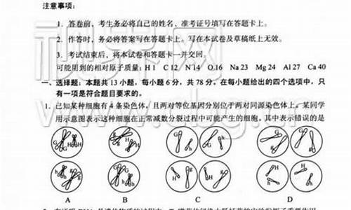 2017重庆高考理综题-2017重庆高考理综题及答案